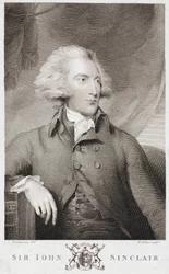 Sir John Sinclair, schottischer Agrarökonom und Statistiker, ca. 1790er