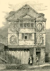 Sir Paul Pindars Lodge, 1791, um 1872