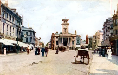 South Street, Worthing, West Sussex, ca. 1900er-1920er