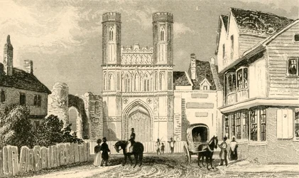 St. Augustines Tor, Canterbury. Kent, ca. 1835