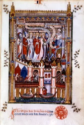 St. Denis vor Sisinnius, 1317