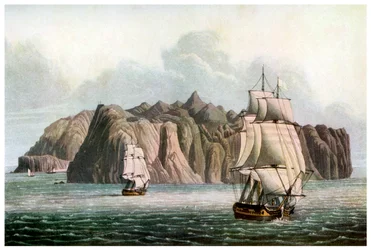 St. Helena, zur Zeit Napoleons, 19. Jahrhundert