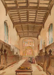 St. Johns College Chapel, Cambridge, ca. 1845, 1864