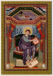 St. Matthäus, ca. 800 n. Chr.