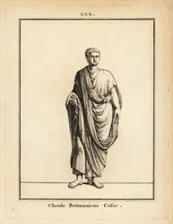 Statue des römischen Kaisers Claudius, Tiberius Claudius Caesar Augustus Germanicus