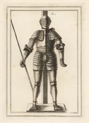 Rüstung für König Heinrich VIII. im Alter von 18 Jahren im Tower of London