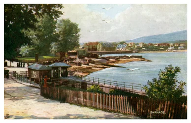 Swanage, Dorset, frühes 20. Jahrhundert