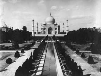 Taj Mahal, Agra, Uttar Pradesh, Indien, spätes 19. oder frühes 20. Jahrhundert