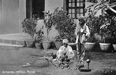 Tamasha Wallas, Pune Poona, Indien, frühes 20. Jahrhundert