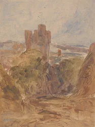Tantallon Castle, eine Studie, ca. 1830