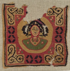 Textilfragment, koptisch, 6.-7. Jahrhundert