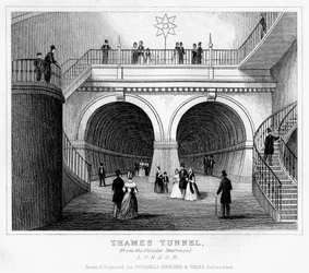 Thames-Tunnel, London, 19. Jahrhundert