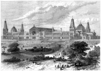Der Alexandra-Palast, Muswell Hill, London, 1875