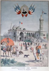 Der algerische Pavillon auf der Weltausstellung 1900, Paris, 1900