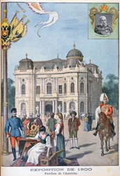 Der österreichische Pavillon auf der Weltausstellung 1900, Paris, 1900