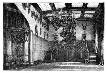 Der Ballsaal, Balmoral Castle, Schottland