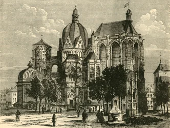 Die Basilika von Aachen oder Aix-La-Chapelle, 1890