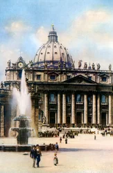 Die Basilika von Sankt Peter, Rom, 1926