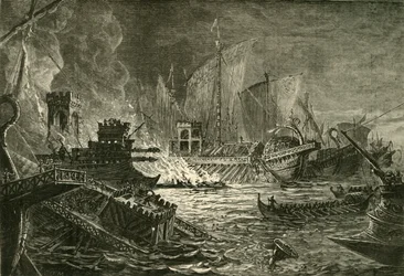 Die Schlacht von Actium, 1890