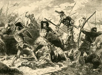 Die Schlacht von Agincourt, 1415, 1890