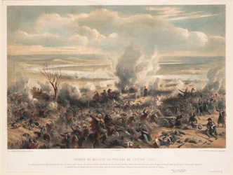 Die Schlacht von Calafat am Januar 1854, 1854