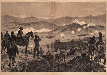Die Schlacht von Kizil-Tepe am 25. Juni 1877