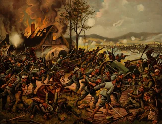 Die Schlacht von Krasnik begann am 23. August 1914