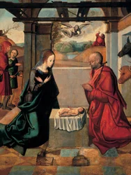 Die Geburt Christi und die Verkündigung an die Hirten