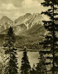 Der Blindsee und der Fernpass, Tirol, Österreich, ca. 1935