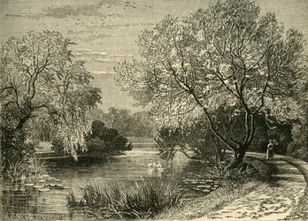 Der Botanische Garten, Regents Park, um 1876