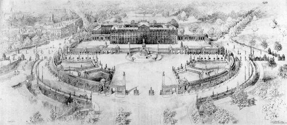 Der Buckingham-Palast, der sein soll, 1910
