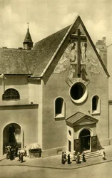 Die Kapuzinerkirche, Wien, Österreich, um 1935