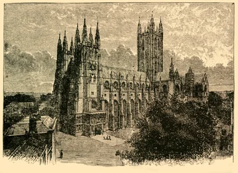 Die Kathedrale von Südwesten, 1898