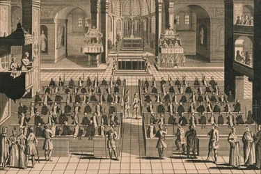 Die Feier des Auto-Da-Fee oder Akt des Glaubens in der Inquisition, 1769