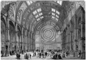 Die zentrale Halle, Alexandra Palace, London, 1875