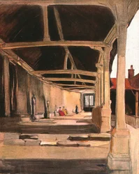Die Kreuzgänge, Montevilliers, ca. 1900