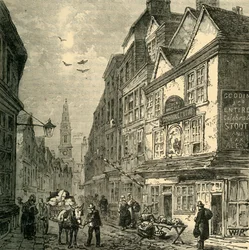 Der Hahn und die Elster, Drury Lane, 1881.