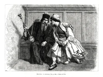 Die Beichte, Berg Athos, Nordgriechenland, 1886