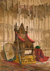 Die Krönungsstuhl, um 1845, 1864
