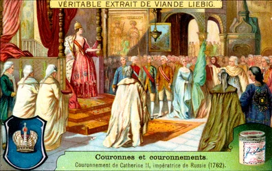 Die Krönung Katharinas II., Kaiserin von Russland, im Jahr 1762, um 1900
