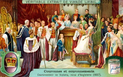 Die Krönung Victorias, Königin von England, im Jahr 1837, um 1900