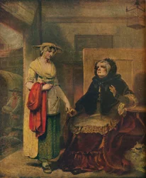 Der Abschied der Tochter, 18. Jahrhundert, 1921
