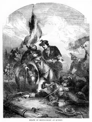 Der Tod von General Richard Montgomery in Quebec