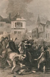 Der Tod von Wat Tyler, 1381, 19. Jahrhundert