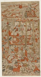 Der Tod des Buddha, um 1710er Jahre