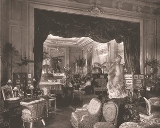 Das Wohnzimmer im Sandringham House, Norfolk, 1894