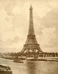 Der Eiffelturm, um 1930