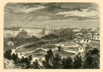 Das Ufer, von der Charing Cross Bridge, 1881