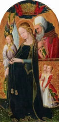 Die erwartende Madonna mit dem heiligen Josef