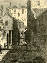 Die Fleet Ditch, vom Red Lion, ca. 1872